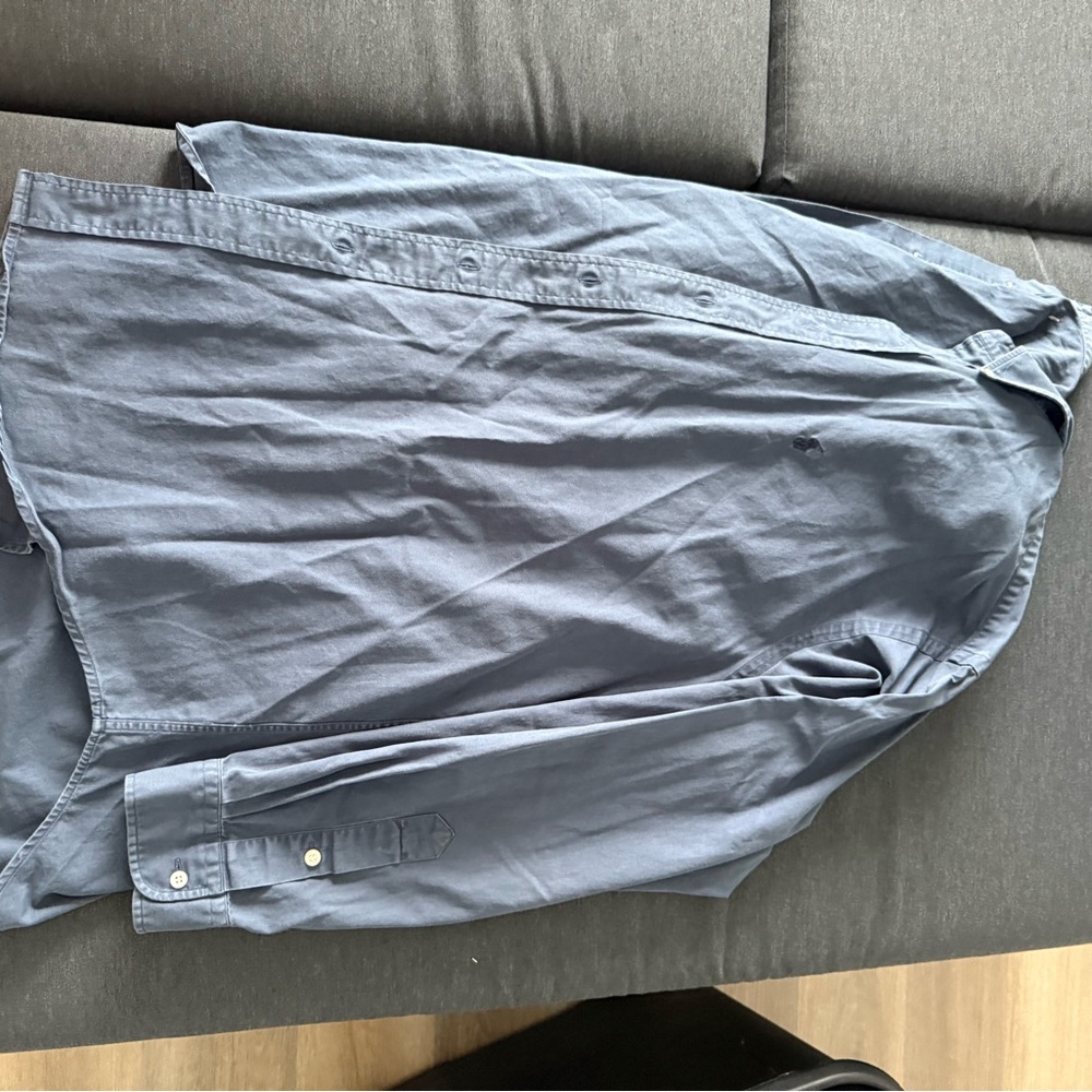 Polo Blue Button-Up Shirt XL